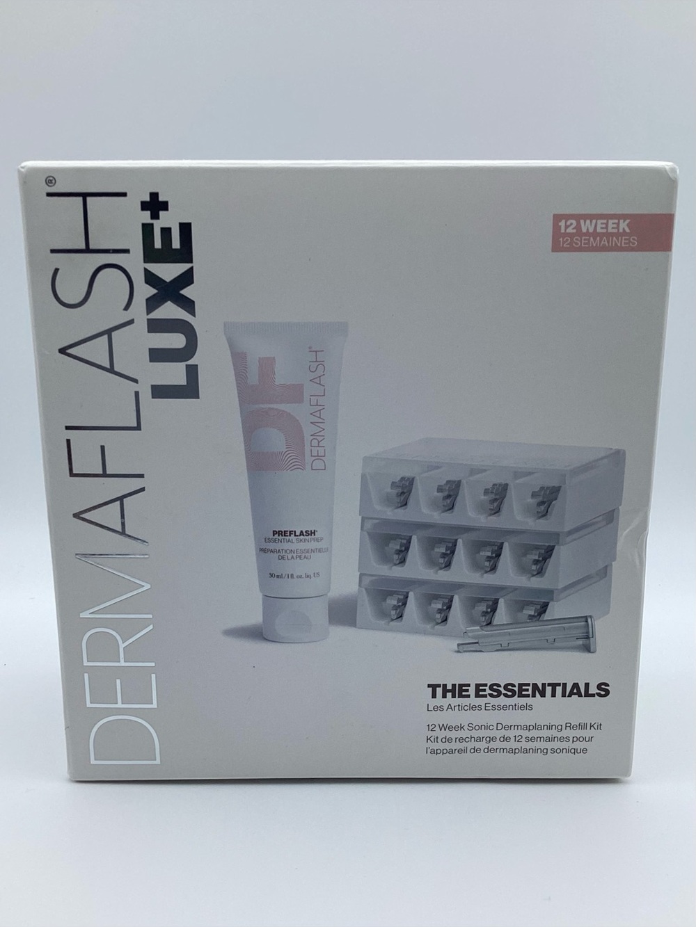 DERMAFLASH Luxe+ Replenishment Kit and Skin Prep - 12 Week Refill